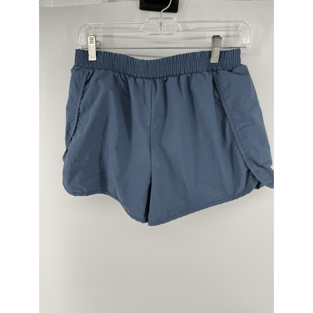 Antonio Melani Nylon Running Shorts Womens Athletic Small Blue Built In Shorts